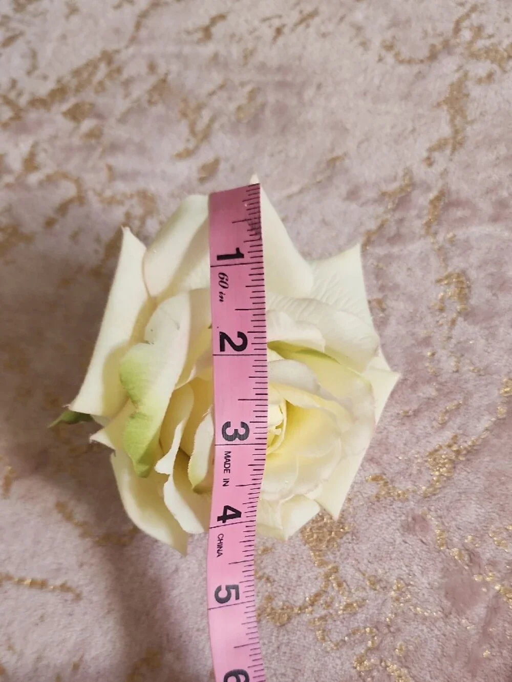 HAIR CLIP | Ivory Artificial Rose Hair Clip - Picture 13 of 15